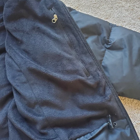 Mountain Hardwear Parka Coat Long Hooded Faux Fur Trim Womens - Picture 5 of 6